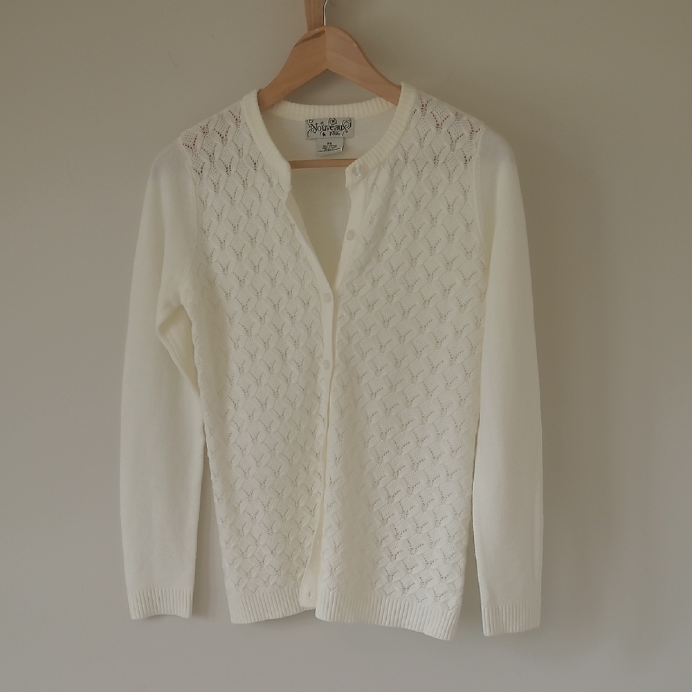 BNWOT Off White Cardigan